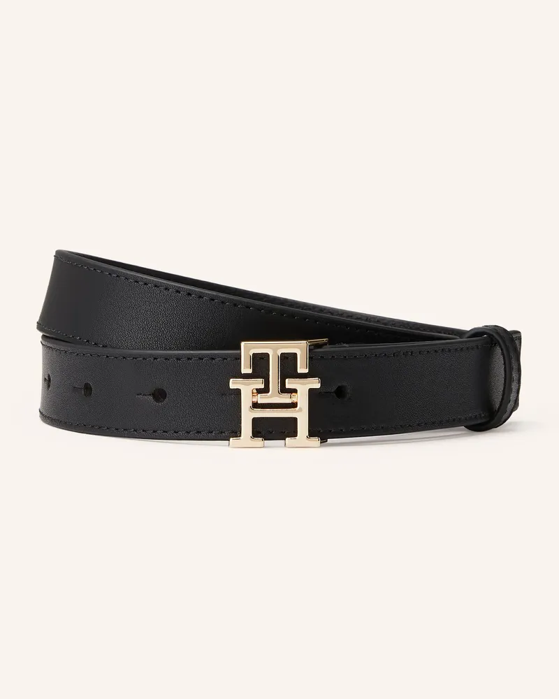 Tommy Hilfiger Ledergürtel Schwarz