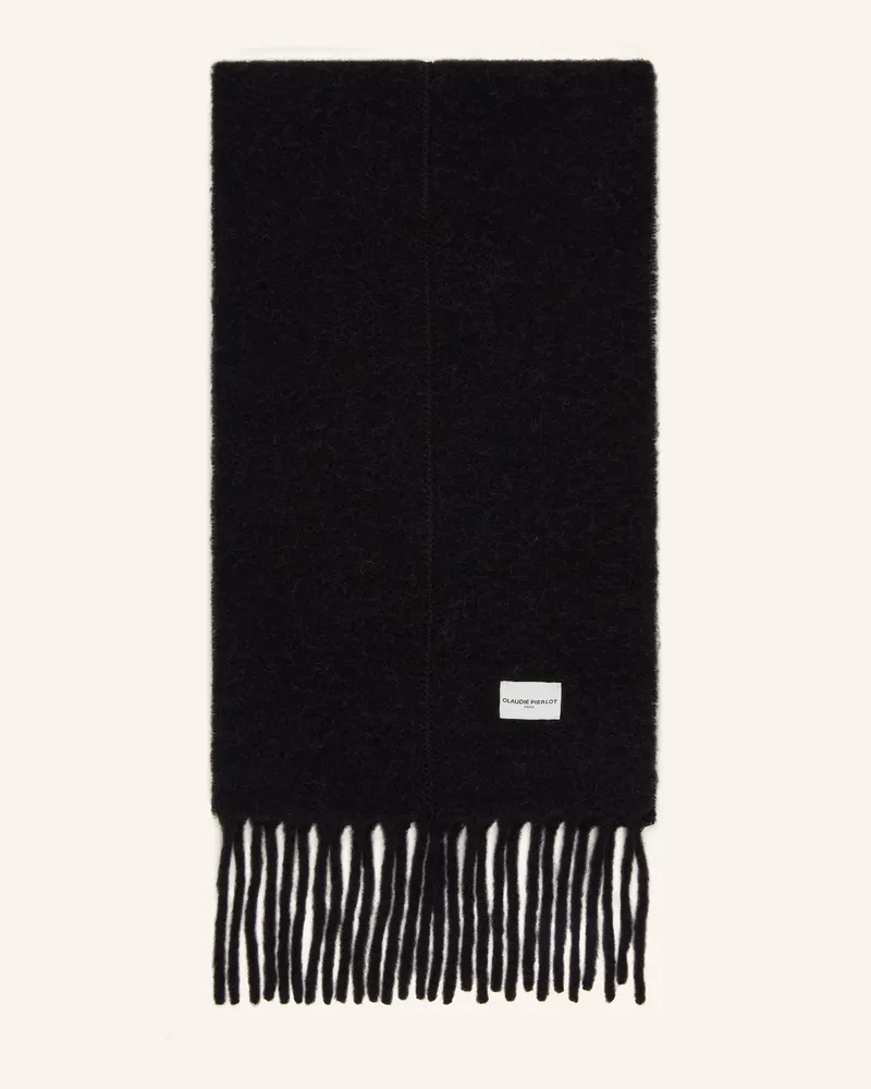 Claudie Pierlot Schal mit Alpaka Schwarz