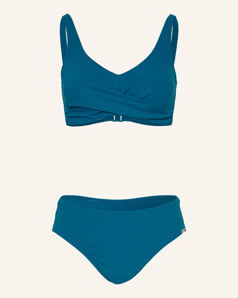 Charmline Bralette-Bikini Wellness Essentials blau Petrol