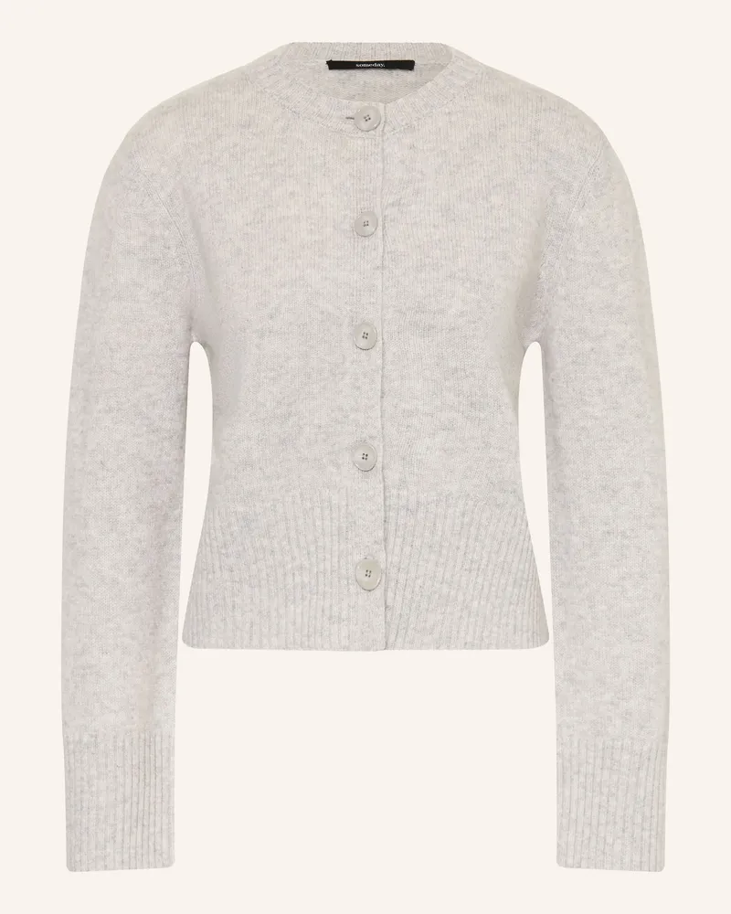 someday. Strickjacke TEOLA aus Cashmere Hellgrau