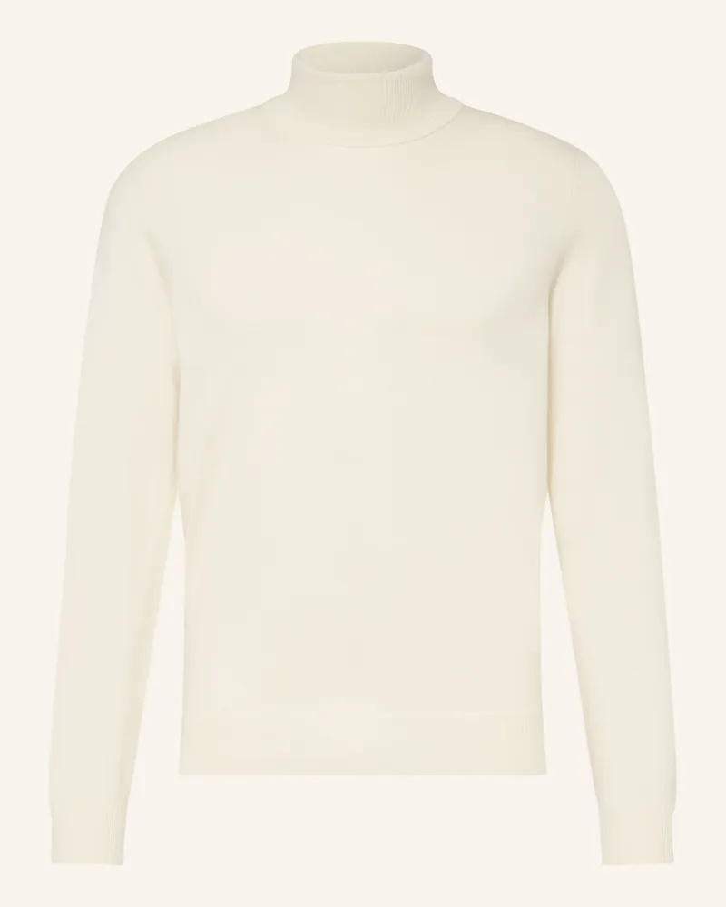 Strokesman's Strokesman Rollkragenpullover Aus Cashmere weiss Creme