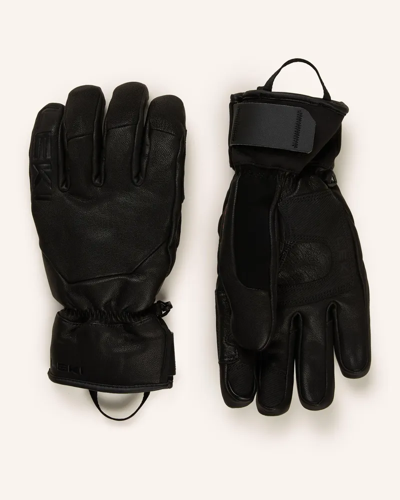 Leki Skihandschuhe HEVON PRIME 3D mit Touchscreen-Funktion Schwarz