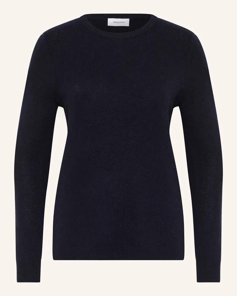 Darling Harbour Cashmere-Pullover blau Marine