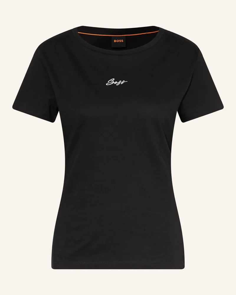 HUGO BOSS T-Shirt Elove schwarz Schwarz