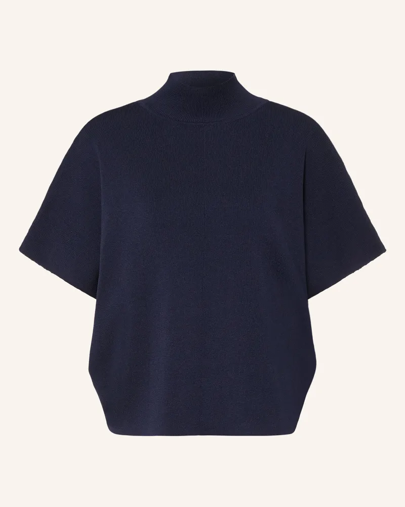 More & More Strickshirt blau Dunkelblau