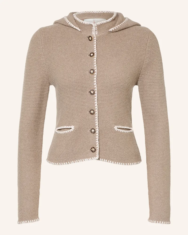 Johann & Johanna Strickjacke beige Taupe