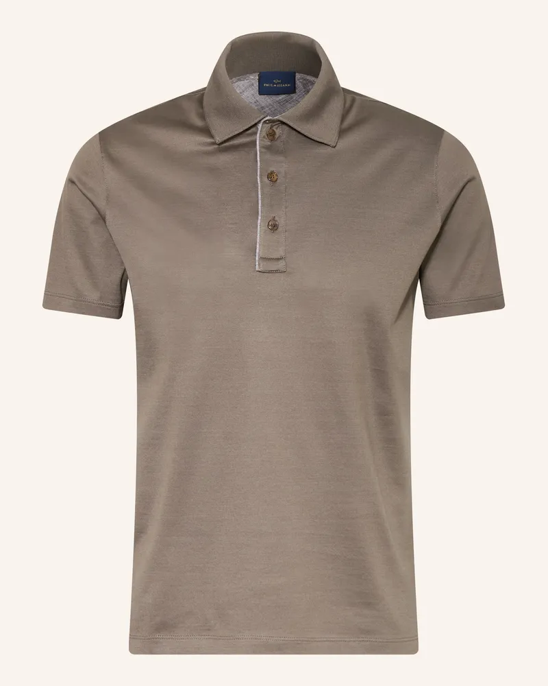 Paul & Shark Jersey-Poloshirt beige Taupe