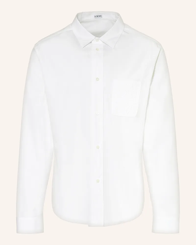 Loewe Hemd Comfort Fit Weiss