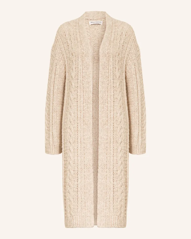 Marc O'Polo Strickhülle Mit Alpaka beige Creme