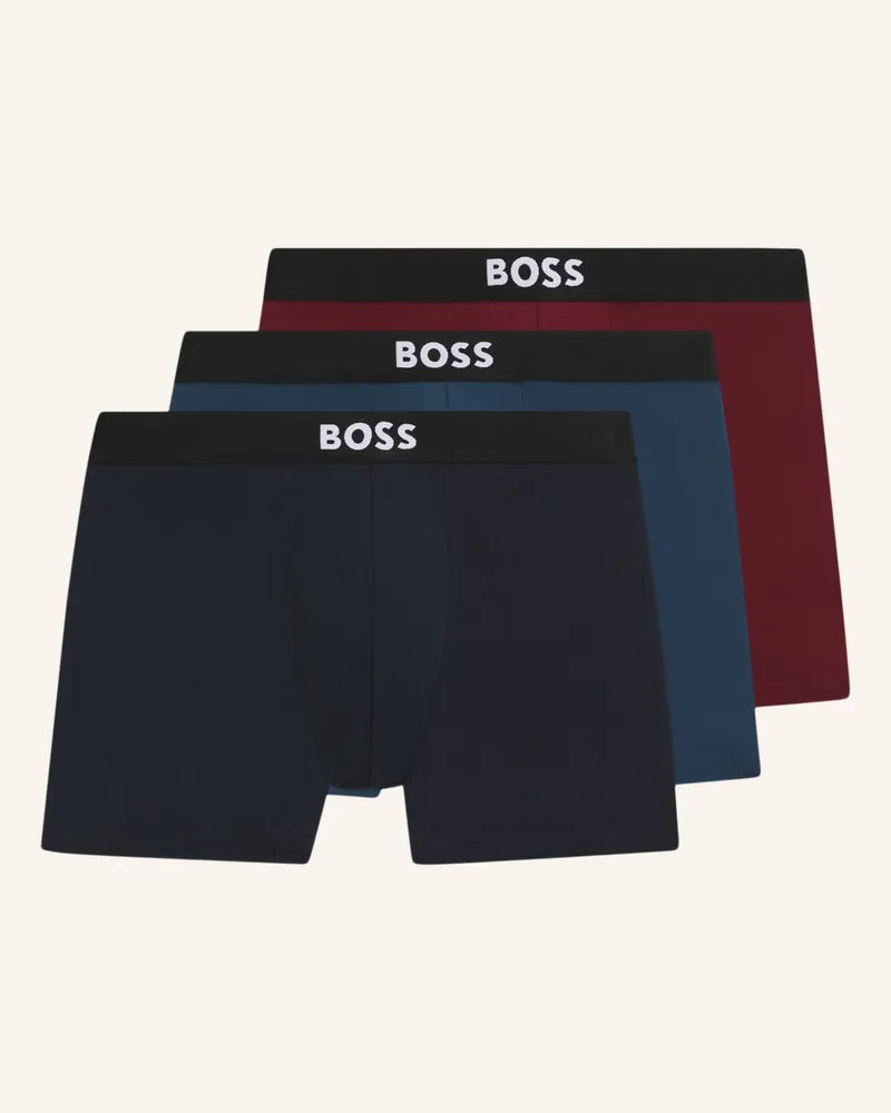 HUGO BOSS 3er-Pack Boxershorts ONE Weiss