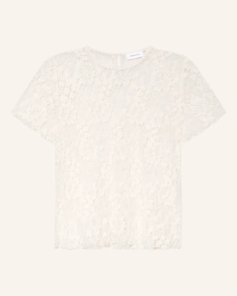 Darling Harbour Blusenshirt Aus Spitze weiss Offwhite
