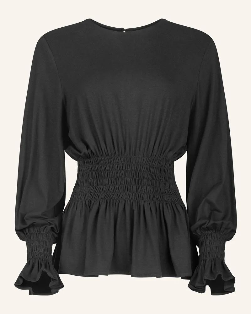 Helene Galwas Longsleeve Mit Rundhalsausschnitt Janina schwarz Schwarz