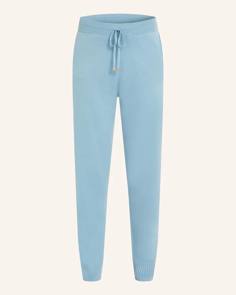 Stella McCartney Strickhose Hellblau