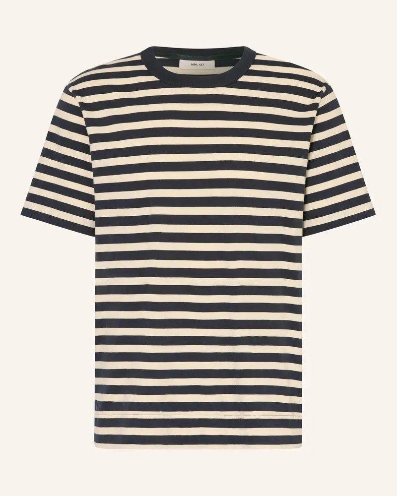 NN 07 T-Shirt Pedro blau Creme