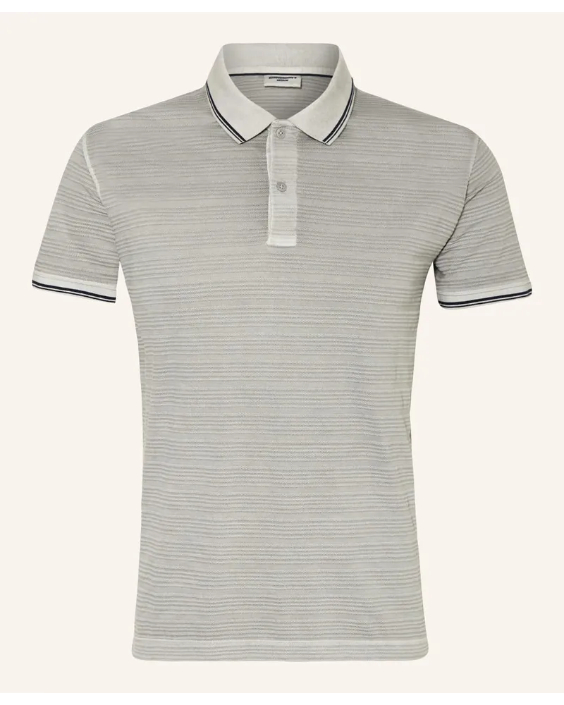 Strokesman's Strick-Poloshirt Grau