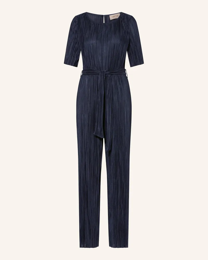 Cartoon Jumpsuit mit Plissees Blau