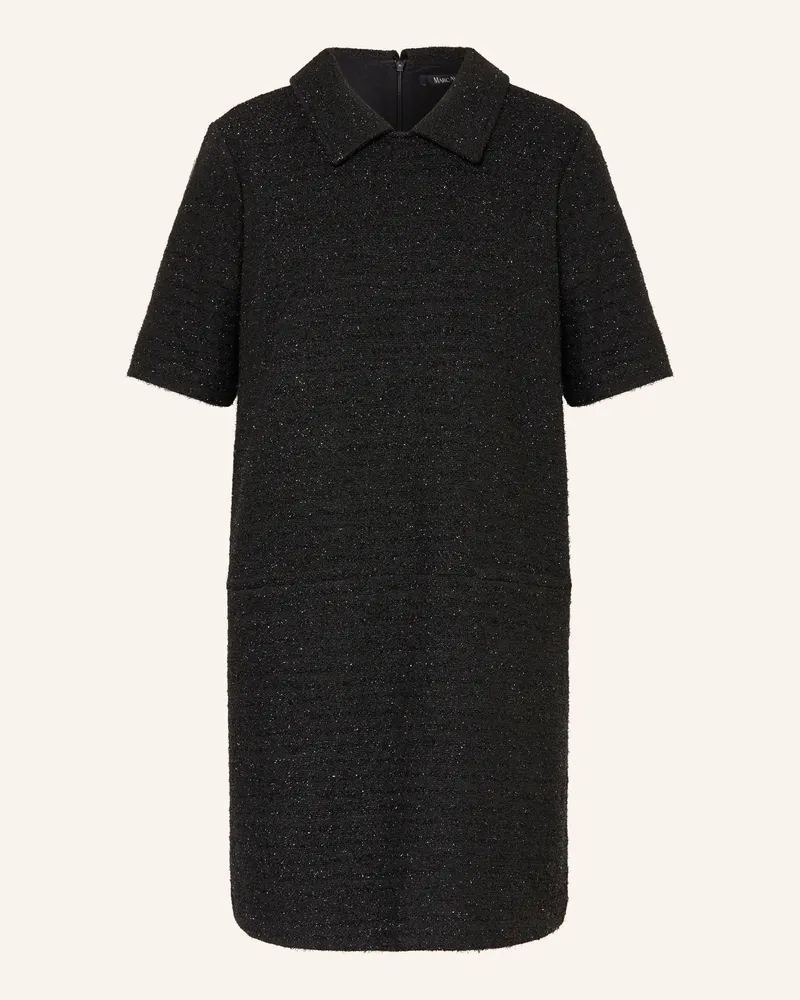 MARC AUREL Tweed-Kleid Mit Glitzergarn schwarz Schwarz