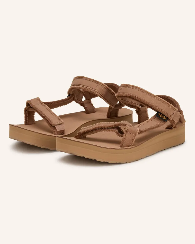 Teva Sandalen MIDFORM UNIVERSAL CANVAS Braun