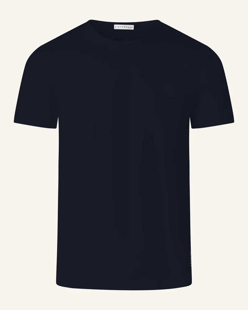 KIEFERMANN Kiefermann Essential Herren T-Shirt Aus 100% Baumwolljersey Matello blau Blau