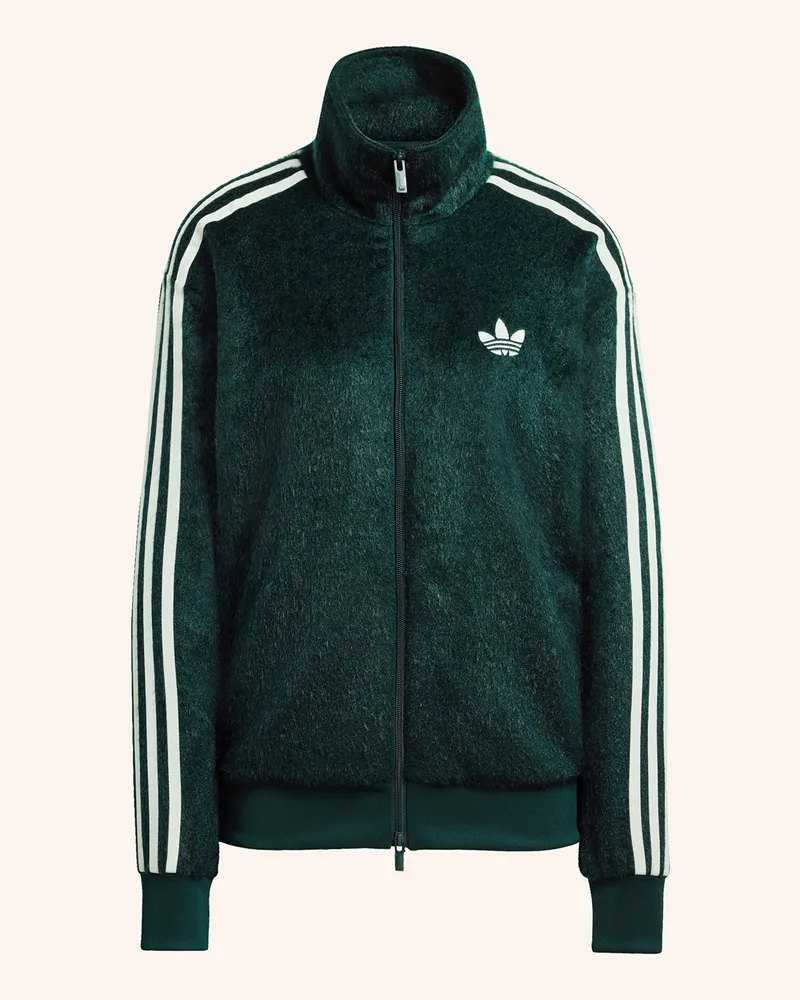 adidas Sweatjacke Mohair gruen Dunkelgrün