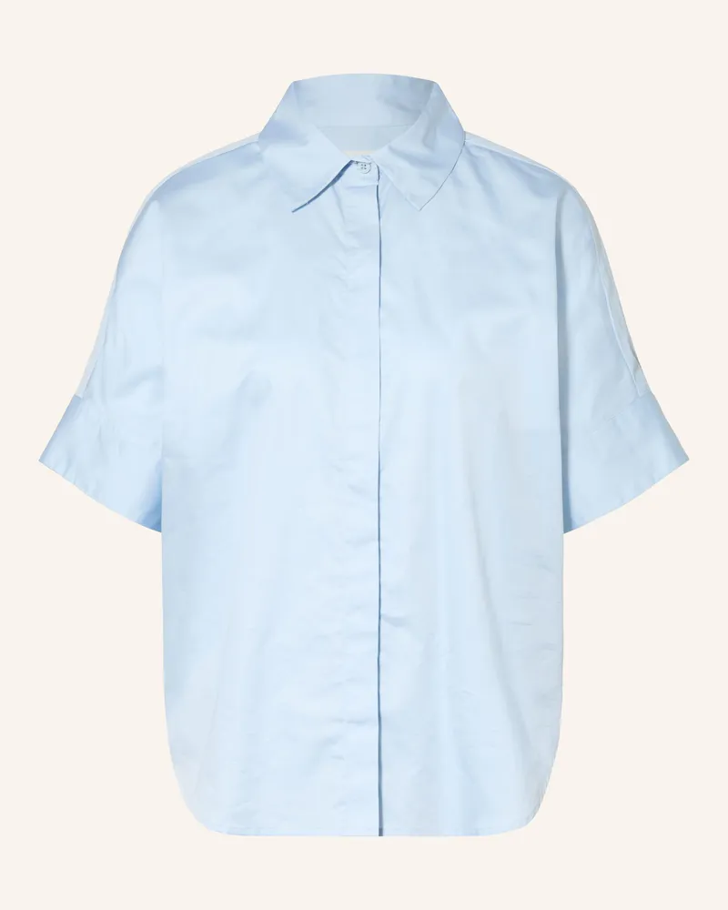 Knowledge Cotton Apparel Hemdbluse Islet blau Hellblau