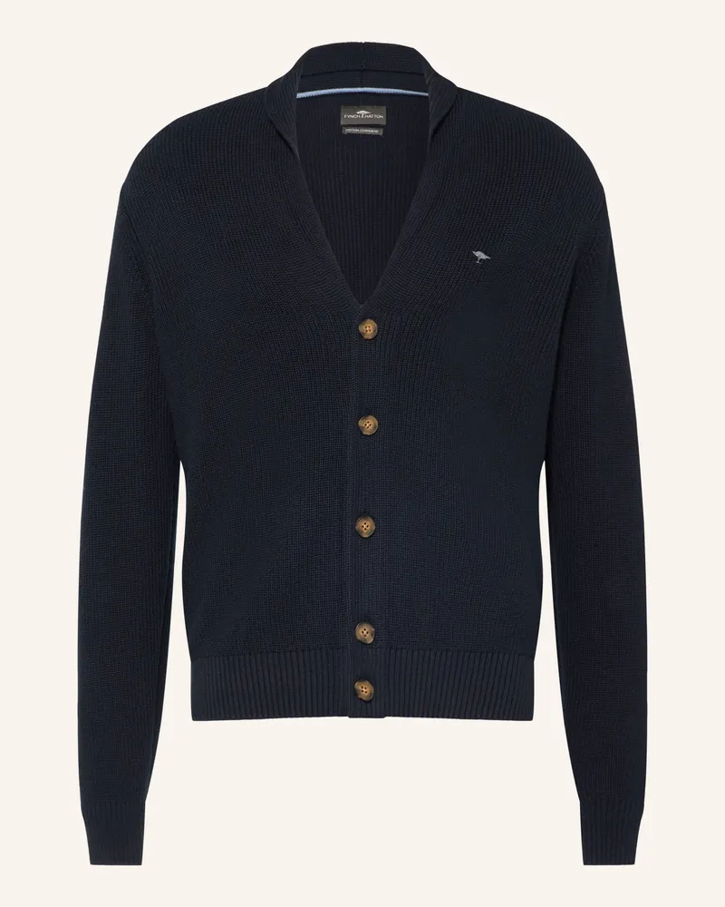 Fynch-Hatton Strickjacke blau Dunkelblau