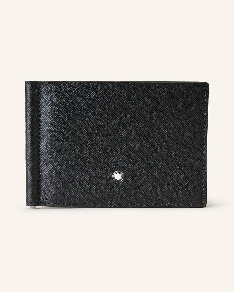 Montblanc Saffiano-Kartenetui Sartorial schwarz Schwarz