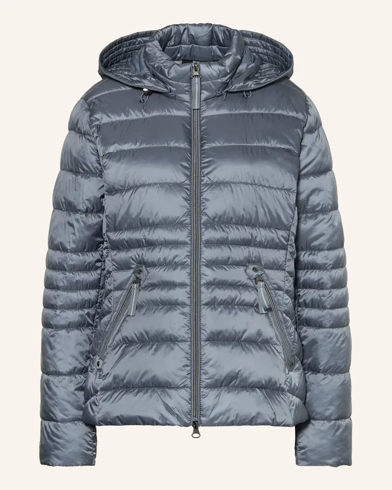 Betty Barclay Steppjacke mit abnehmbarer Kapuze Blau