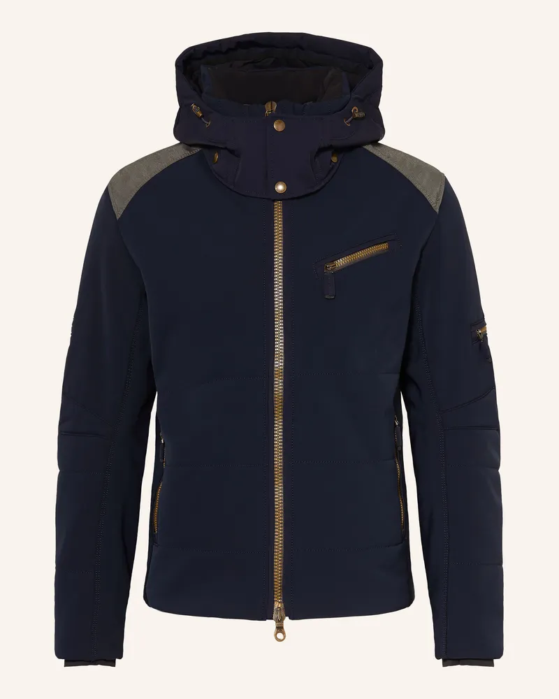 Frauenschuh Softshell-Skijacke Mattay-S blau Dunkelblau