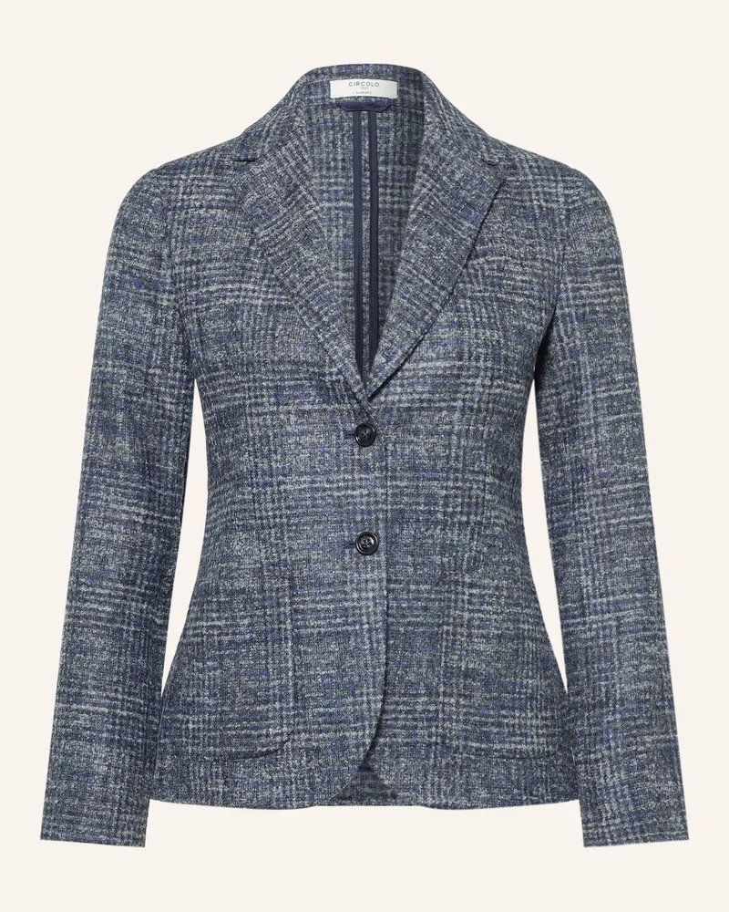 CIRCOLO 1901 Blazer Mit Alpaka blau Dunkelblau