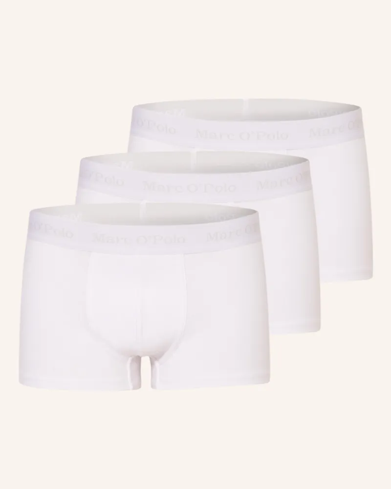 Marc O'Polo 3er-Pack Boxershorts Weiss