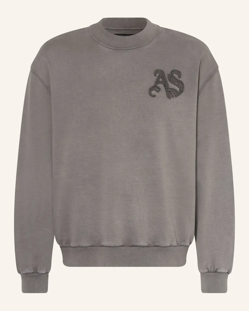 AllSaints Sweatshirt Insignia schwarz Grau