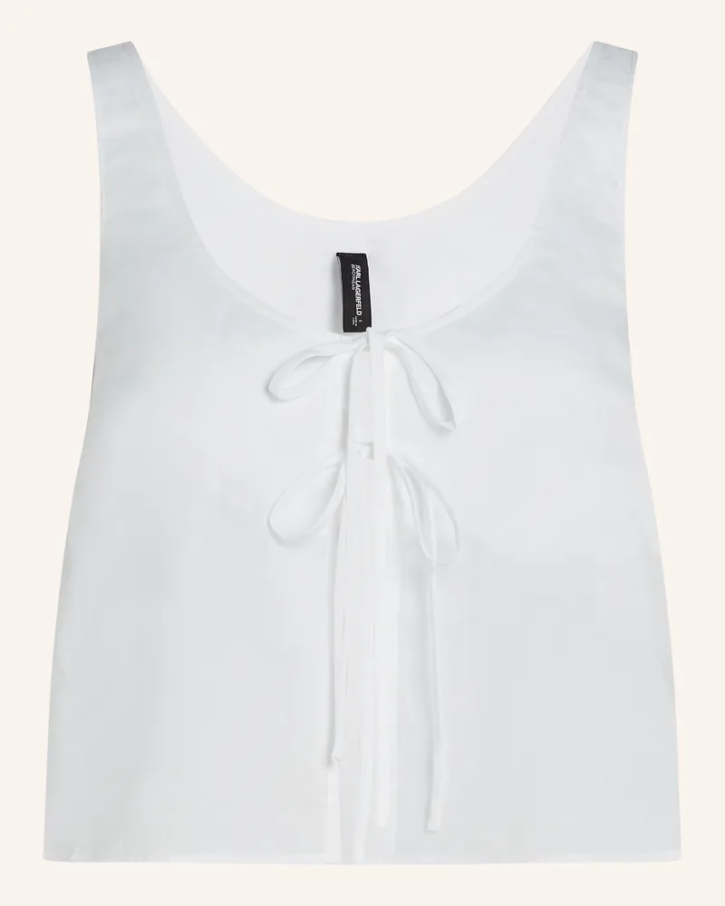 Karl Lagerfeld Top Weiss