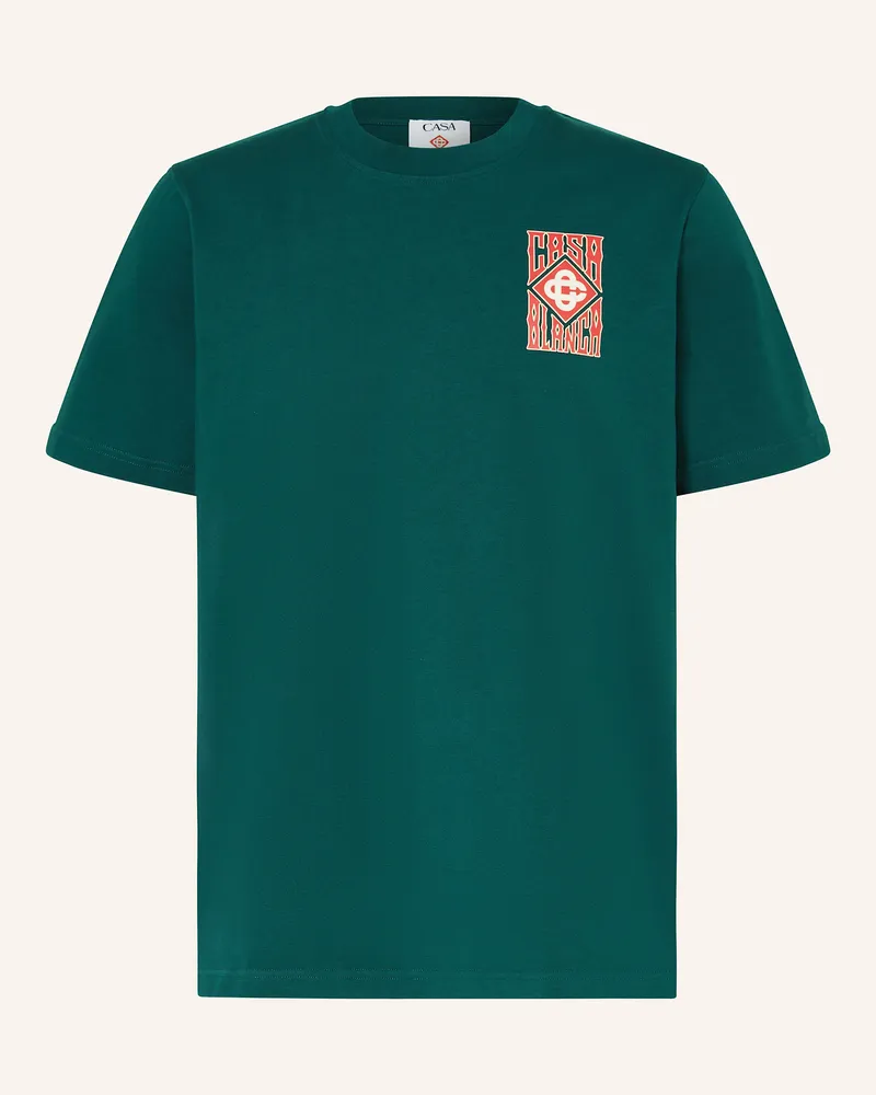 Casablanca Paris T-Shirt GOTHIC Dunkelgrün