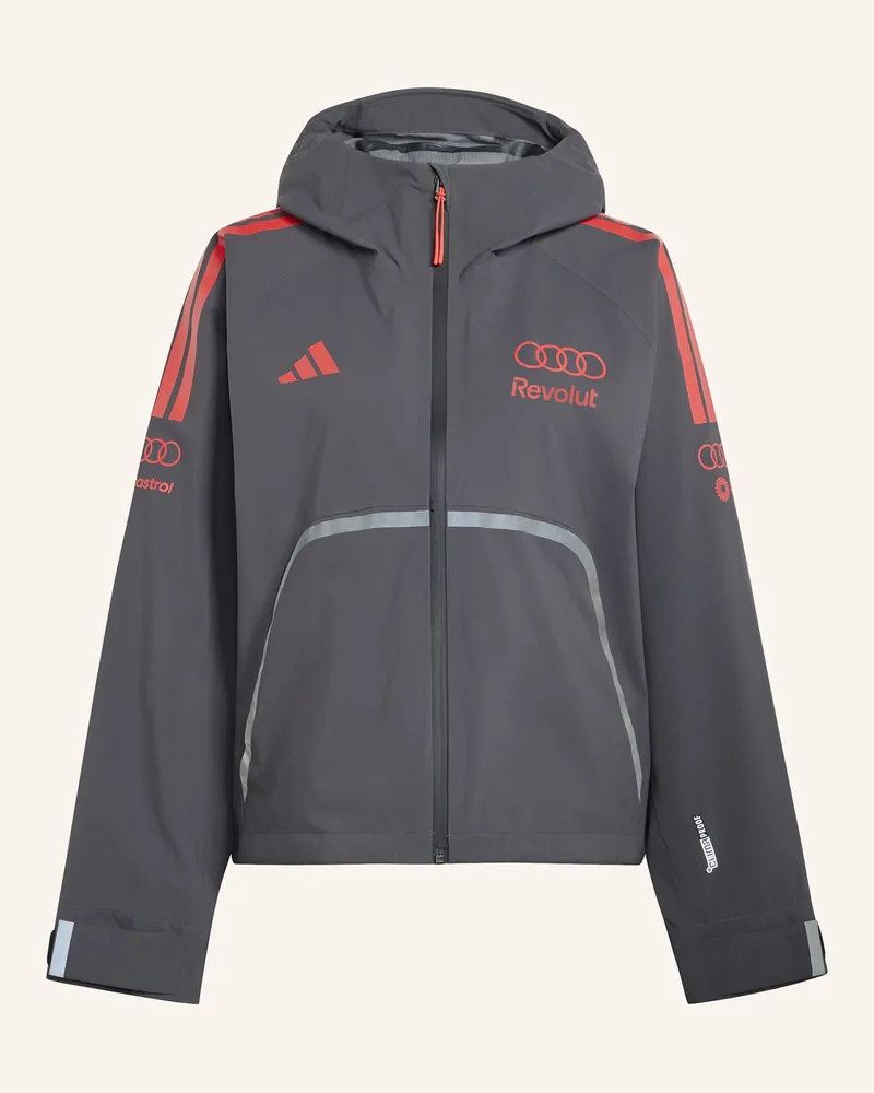 adidas Audi Revolut f1 Team Mechanics Regenjacke schwarz Schwarz