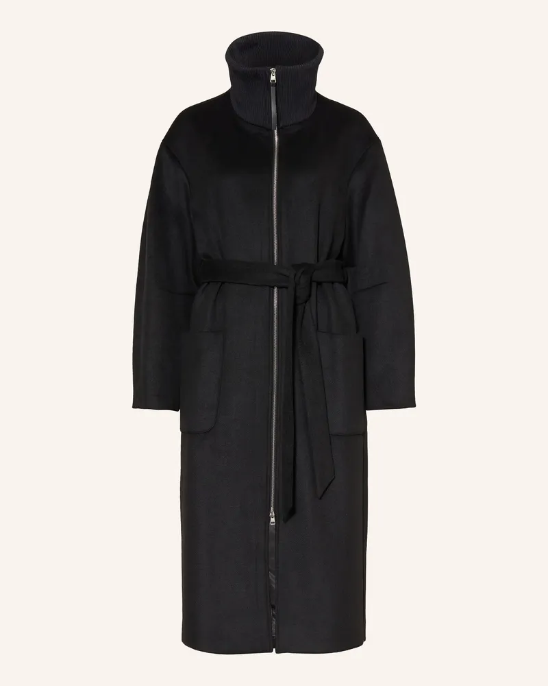 HUGO BOSS Mantel Megg schwarz Schwarz