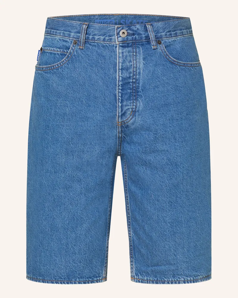 HUGO BOSS Jeansshorts Skate Straight Fit blau 441