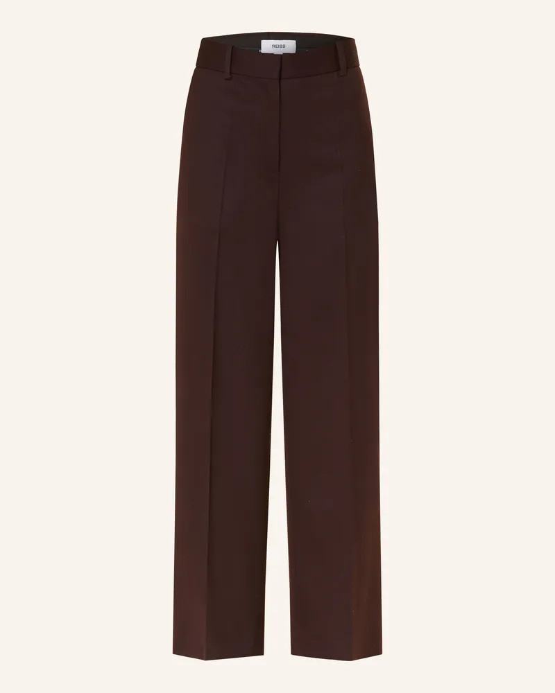 Reiss Marlenehose SOLENE Dunkelbraun