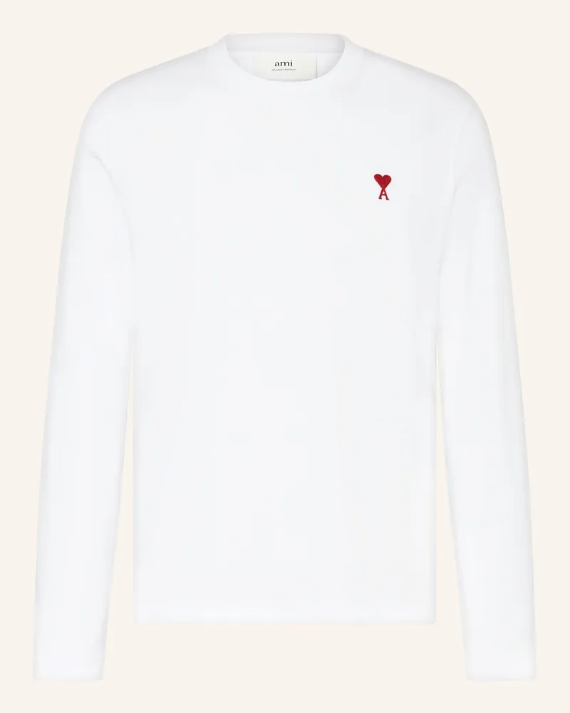 AMI Paris Longsleeve weiss Weiss