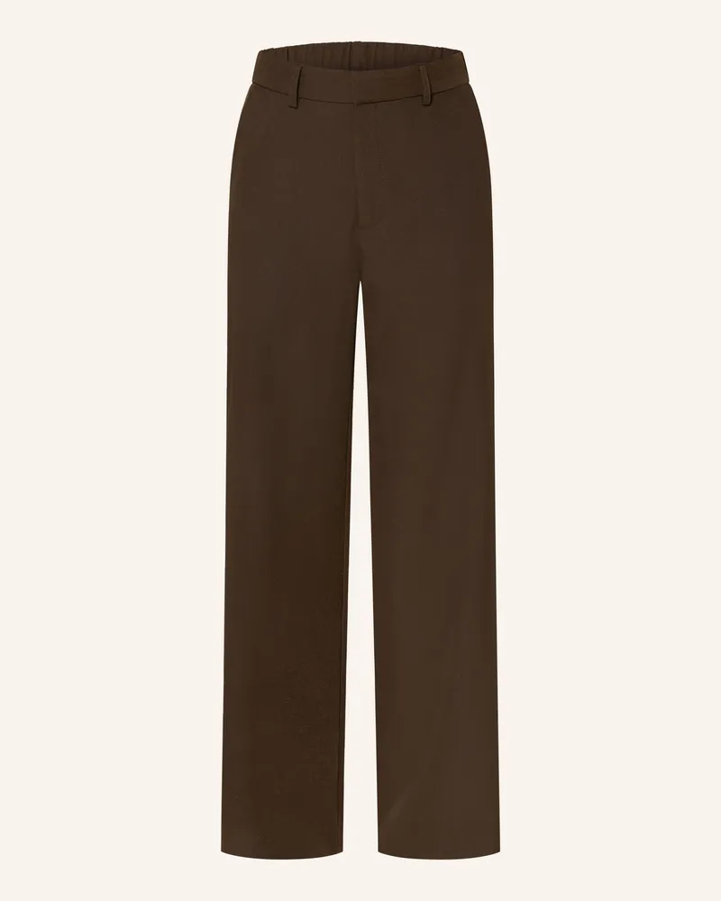 Neo Noir Marlenehose EMMETT Dunkelbraun