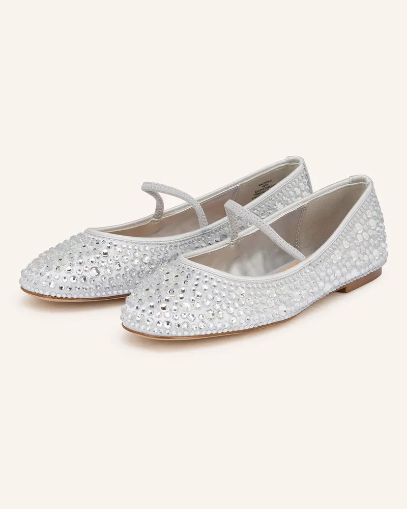 Steve Madden Mary-Jane-Ballerinas MAJORCA mit Schmucksteinen Silber