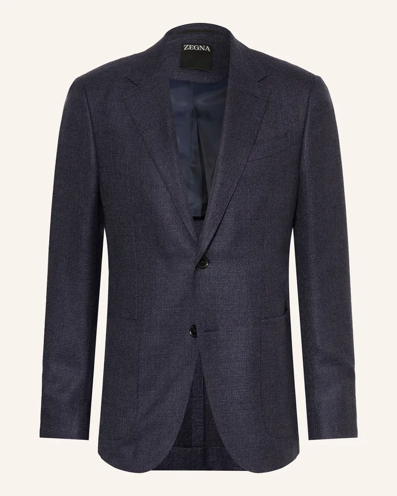 Ermenegildo Zegna Sakko Regular Fit blau Dunkelblau