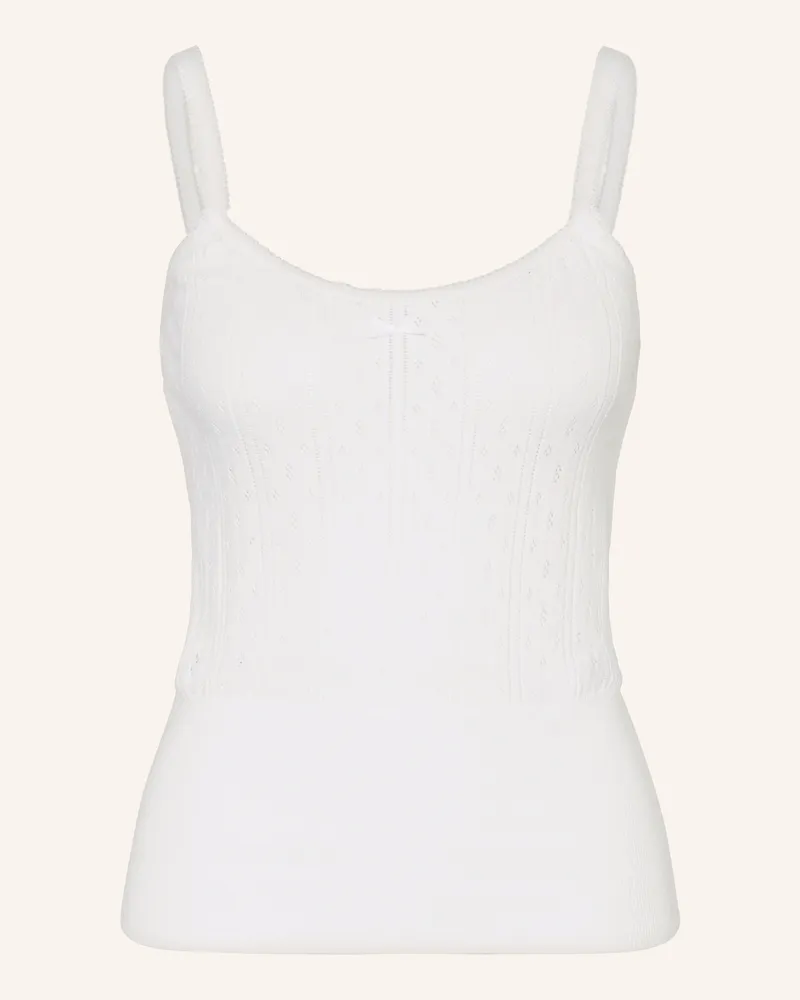 J.W.Anderson Stricktop weiss Weiss