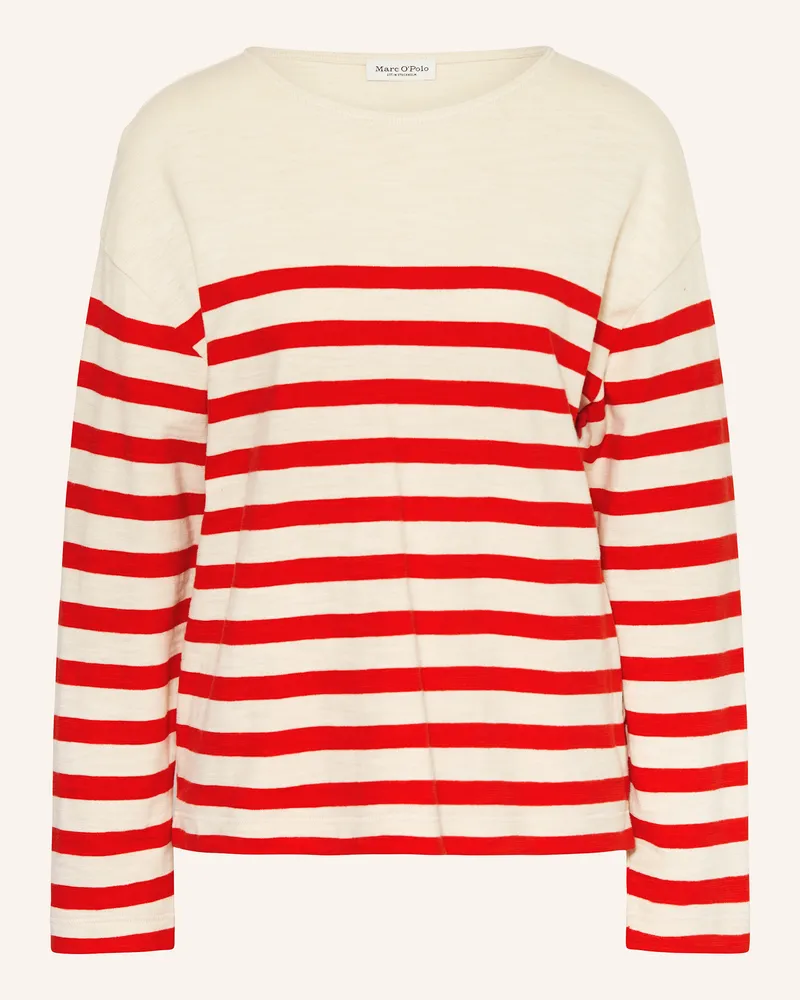 Marc O'Polo Longsleeve blau Ecru