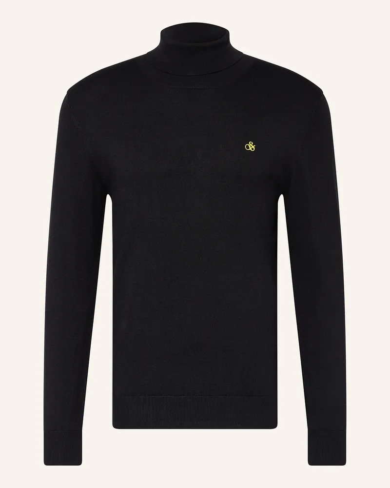 Scotch&Soda Rollkragenpullover Schwarz