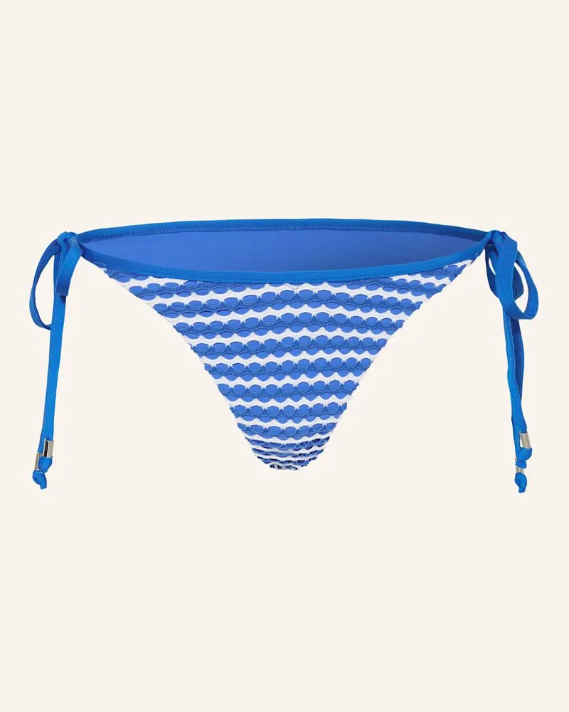 Seafolly Australia Triangel-Bikini-Hose MESH EFFECT Blau