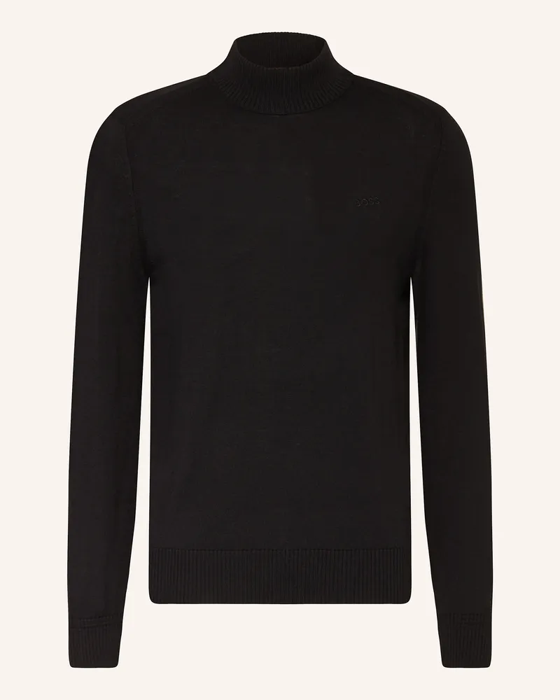 HUGO BOSS Pullover Avac schwarz Schwarz