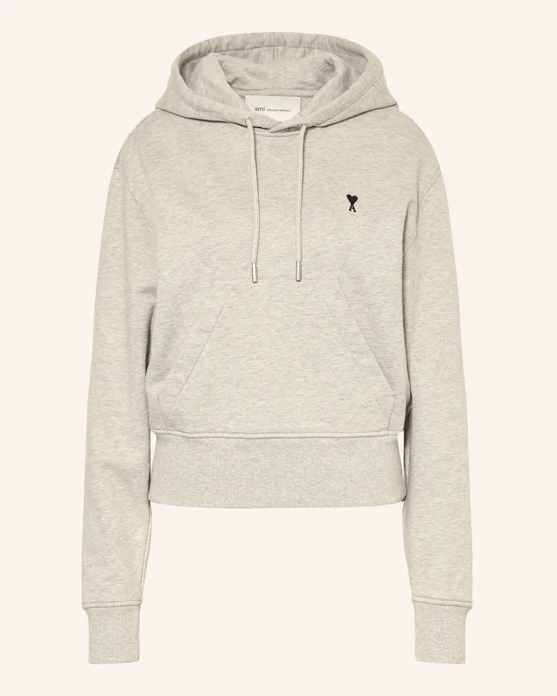 AMI Paris Hoodie grau Hellgrau