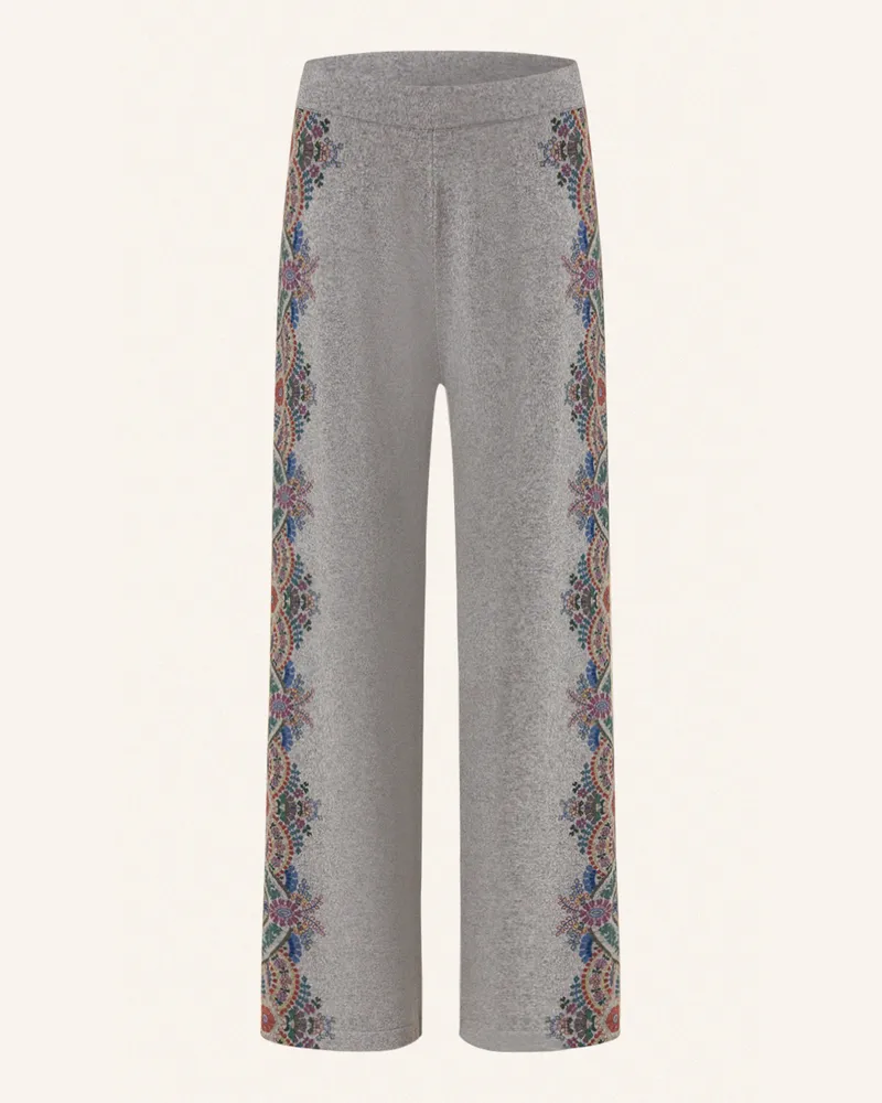 Etro Strickhose Grau