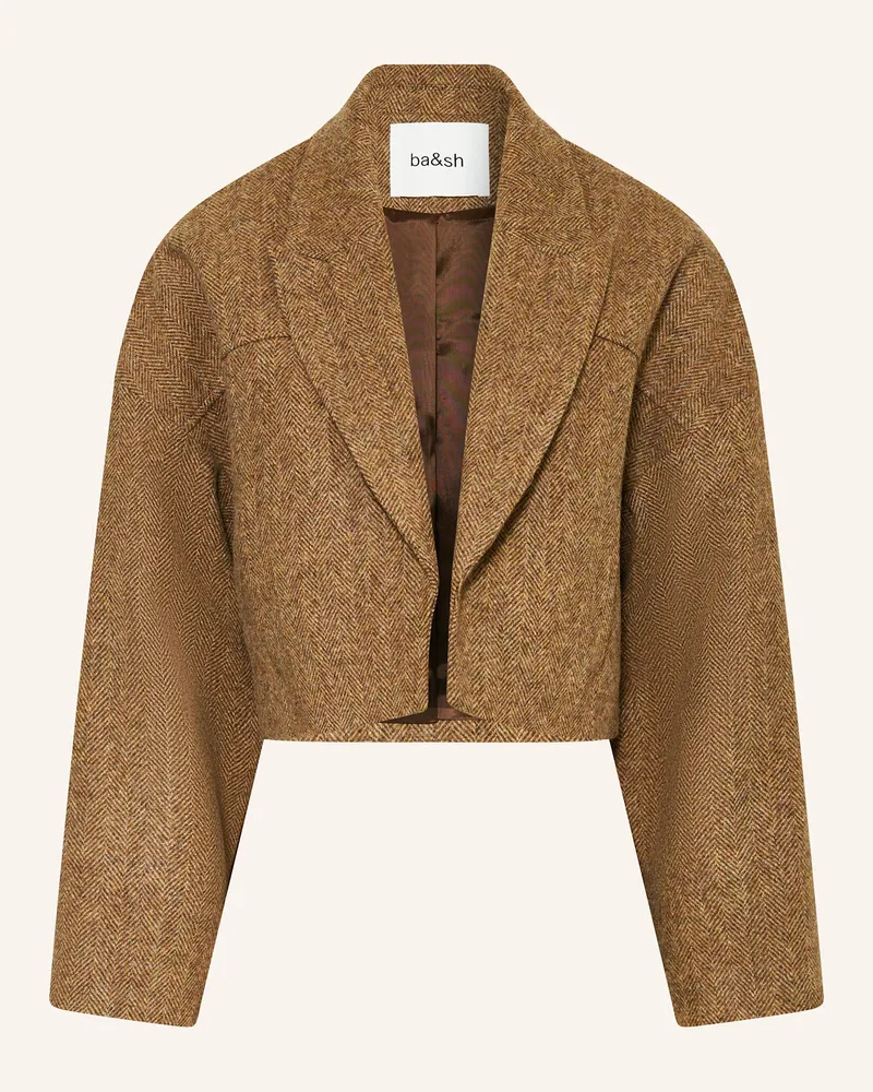 ba&sh Cropped-Blazer Camala braun Camel